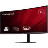 ViewSonic VA3420C, LED-skærm Sort
