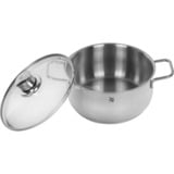 WMF 07.3021.6040 bageplade 3 L Rund Rustfrit stål Gryde bradepande, Potte rustfrit stål, Gryde bradepande, Rund, Rustfrit stål, Keramisk, Gas, Induktion, Rustfrit stål, 3 L