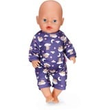 ZAPF Creation BABY born Teddy's Romper Glow in the Dark, Dukke tilbehør BABY born Teddy's Romper Glow in the Dark, Dukkesparkedragt, 1 År