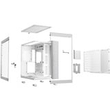 be quiet! LIGHT BASE 600 DX White Midi Tower Hvid, Towerkabinet Hvid, Midi Tower, PC, Hvid, ATX, micro ATX, Mini-ATX, Acrylonitrilbutadienstyren, Glas, Stål, Spil