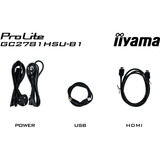 iiyama GC2781HSU-B1, Gaming Skærm Sort