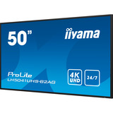 iiyama LH5041UHS-B2AG, Offentlig visning Højglans sort