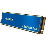ADATA LEGEND 710 256 GB, Solid state-drev Blå/Guld
