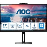AOC Q27V5CW/BK, LED-skærm Sort