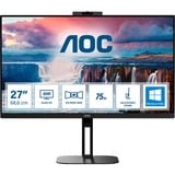 AOC V5 Q27V5CW/BK computerskærm 68,6 cm (27") 2560 x 1440 pixel Quad HD LED Sort, LED-skærm Sort, 68,6 cm (27"), 2560 x 1440 pixel, Quad HD, LED, 1 ms, Sort
