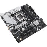 ASUS PRIME B760M-A WIFI D4 Intel B760 LGA 1700 micro ATX, Bundkort Sort/Sølv, Intel, LGA 1700, Intel® Celeron®, Intel® Core™ i3, Intel® Core™ i5, Intel® Core™ i7, Intel® Core™ i9,..., LGA 1700, DDR4-SDRAM, 128 GB