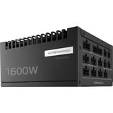 ASUS Pro WS 1600W Platinum, PC strømforsyning Sort