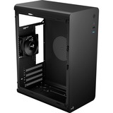 Aerocool CS110 Mini Tower Sort, Towerkabinet Sort, Mini Tower, PC, Sort, micro ATX, Mini-ITX, SPCC, Stål, Hjemme/kontor