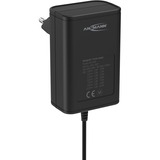 Ansmann 1201-0023 strømadapter og vekselret Indendørs 12 W Sort, Strømforsyning Sort, Universel, Indendørs, 100 - 240 V, 12 W, AC-to-DC, Sort