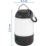 Ansmann Mini campinglanterne, LED lys Sort