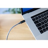 Ansmann USB 2.0 kabel, USB-C stik > USB-C stik antracit