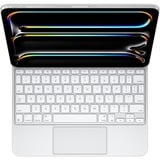 Apple Magic Keyboard til 11" iPad Pro (M4), Tastatur Hvid, Amerikansk layout, Scissor mechanism