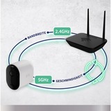 Arlo VMC4460P-200EUS, Overvågningskamera Hvid/Sort