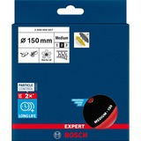 Bosch 2 608 900 007 slibeskive Slibeskive bagepude, Slibning pad Sort, Slibeskive bagepude, Bosch, Sort, Rød, Rund, 15 cm, 1 stk
