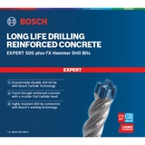 Bosch Expert SDS plus-7X Hammer drill bit 10 stk, Boremaskine Borehammer, Hammer drill bit, 6 mm, 115 mm, Beton, Sten, 5 cm
