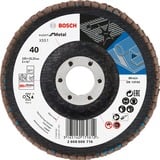 Bosch Lamelslibeskive X551 Expert til metal, Ø 125mm, K40 