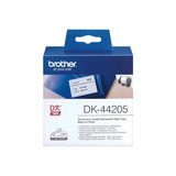 Brother DK-44205 etiketbånd Sort på hvid, Tape Hvid, Sort på hvid, DK, Hvid, Direkte termisk, Kina, 5 År