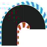 Carrera HYBRID Hårnålskurve 180° L/R, Racerbane 