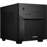 Chieftec CI-02B-OP computeretui Terning Sort, Cube sag Sort, Terning, PC, Sort, micro ATX, Mini-ITX, SPCC, Hjemme/kontor