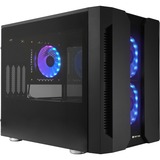 Chieftec Chieftronic M2 Terning Sort, Towerkabinet Sort, Terning, PC, Sort, micro ATX, Mini-ITX, SPCC, Hærdet glas, Spil