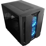 Chieftec Chieftronic M2 Terning Sort, Towerkabinet Sort, Terning, PC, Sort, micro ATX, Mini-ITX, SPCC, Hærdet glas, Spil