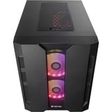 Chieftec Chieftronic M2 Terning Sort, Towerkabinet Sort, Terning, PC, Sort, micro ATX, Mini-ITX, SPCC, Hærdet glas, Spil
