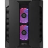 Chieftec Chieftronic M2 Terning Sort, Towerkabinet Sort, Terning, PC, Sort, micro ATX, Mini-ITX, SPCC, Hærdet glas, Spil