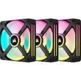 Corsair iCUE LINK QX120 RGB 120 mm PWM blæser, Sag fan Sort