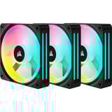 Corsair iCUE LINK QX120 RGB 120 mm PWM blæser, Sag fan Sort
