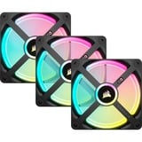 Corsair iCUE LINK QX120 RGB 120 mm PWM blæser, Sag fan Sort