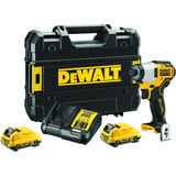 DEWALT Batteri slagboremaskine DCF801D2, 12Volt, 1/4", Schlagskruemaskine Gul/Sort