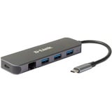 D-Link DUB-2334 dockingstation Ledningsført USB Type-C Grå, Docking station Sølv, Ledningsført, USB Type-C, 60 W, 10,100,1000 Mbit/s, 10BASE-T, 100BASE-TX, 1000BASE-T, IEEE 802.3, IEEE 802.3ab, IEEE 802.3u