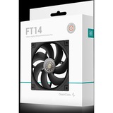 DeepCool FT14 140x140x25, Sag fan Sort