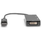 Digitus 3i1 adapter/konverter DisplayPort > DisplayPort + HDMI + DVI + VGA Sort