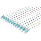 Digitus Gennemfarvede LC Simplex OM3 Pigtails, Kabel multi farvet