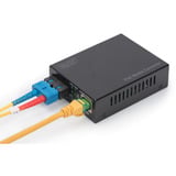 Digitus Gigabit PoE mediekonverter, RJ45 / SC, SM, PSE, Media Converter 