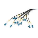 Digitus Universelt Breakout fiberkabel, duplex, LC/UPC stik, singlemode OS2 Sort