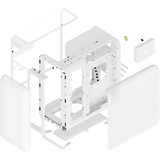 HYTE CS-HYTE-X50G-WW, Towerkabinet Hvid