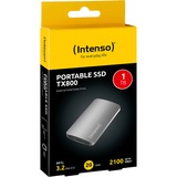 Intenso Ekstern SSD TX800 1 TB, Solid state-drev antracit