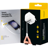 Intenso Strømforsyning W65ACIC GaN, Oplader Hvid