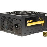 Inter-Tech GPS-900 enhed til strømforsyning 900 W 20+4 pin ATX ATX Sort, PC strømforsyning Sort, 900 W, 100 - 240 V, 47 - 63 Hz, 10 A, 5 A, 100 W