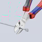 KNIPEX 74 05 200, Skære tang Rød/Blå