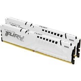 Kingston FURY FURY Beast 32GB 6000MT/s DDR5 CL30 DIMM (Sæt med 2) White EXPO, Hukommelse Hvid, 32 GB, 2 x 16 GB, DDR5, 288-pin DIMM, Hvid