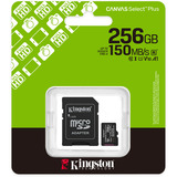 Kingston SDCS3/256GB, Hukommelseskort Sort