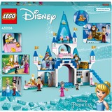LEGO Disney Princess Askepot og prinsens slot, Bygge legetøj Byggesæt, 5 År, Plast, 365 stk, 846 g