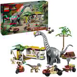 LEGO Jurassic World Sporingsmission: Raptor og titanosaurus, Bygge legetøj Byggesæt, 7 År, Plast, 582 stk, 1,05 kg