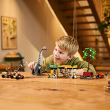 LEGO Jurassic World Sporingsmission: Raptor og titanosaurus, Bygge legetøj Byggesæt, 7 År, Plast, 582 stk, 1,05 kg