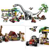 LEGO Jurassic World Sporingsmission: Raptor og titanosaurus, Bygge legetøj Byggesæt, 7 År, Plast, 582 stk, 1,05 kg