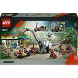 LEGO Jurassic World Sporingsmission: Raptor og titanosaurus, Bygge legetøj Byggesæt, 7 År, Plast, 582 stk, 1,05 kg
