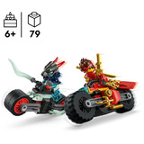 LEGO NINJAGO Kais motorcykel-racerløb, Bygge legetøj Byggesæt, 6 År, Plast, 79 stk, 139 g